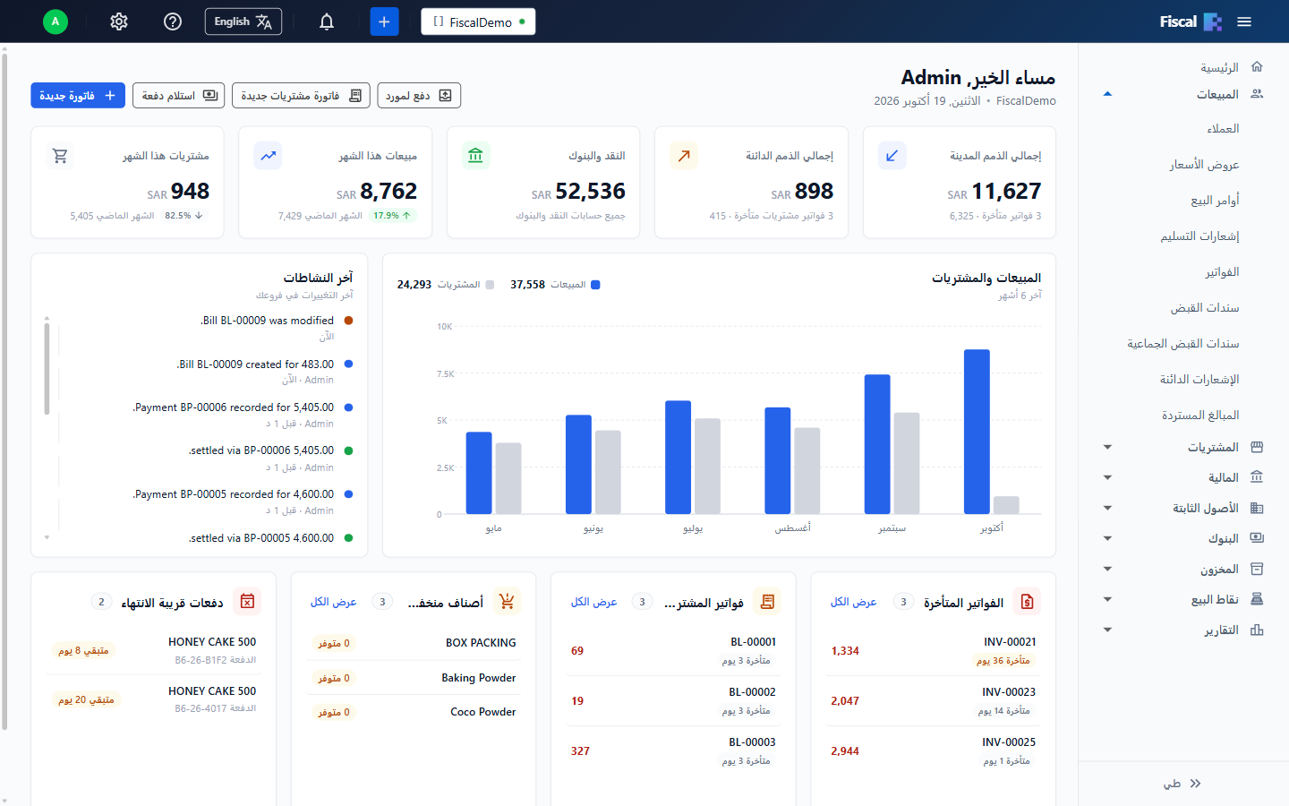 لوحة المعلومات